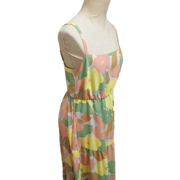 Anthropologie Social Standard Sanctuary Floral Collage Get-Away Maxi Dress Sz M - Picture 9 of 16